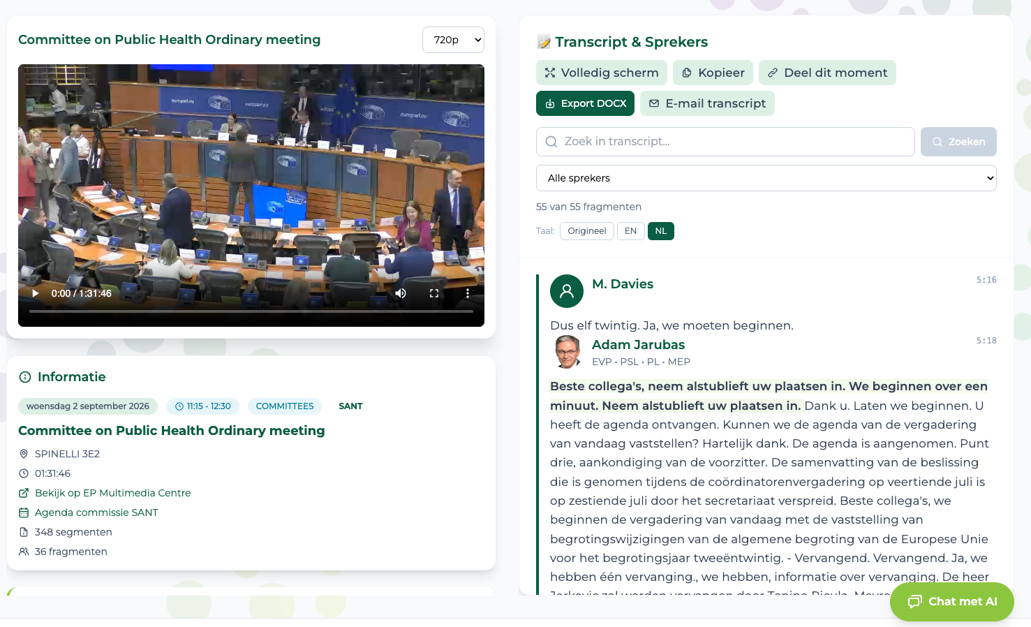 4. Follow Debates Live